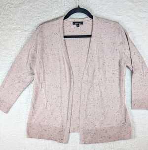 188-Verve Ami Light Pink Speckled Cardigan